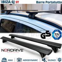 Barre Portatutto per Seat Ibiza ST Alluminio Nero