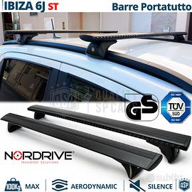 Barre Portatutto per Seat Ibiza ST Alluminio Nero