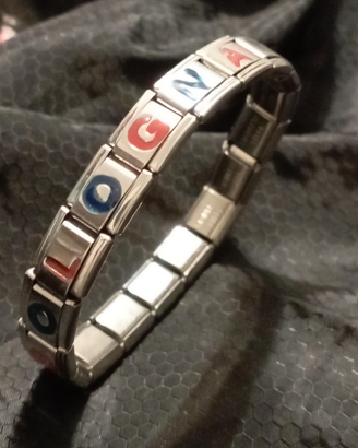Bologna Calcio bracciale acciaio