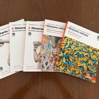 Itinerario nell'arte-Blocco libri dalla 1° alla 5