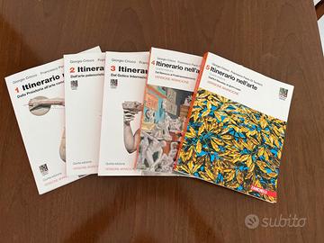 Itinerario nell'arte-Blocco libri dalla 1° alla 5