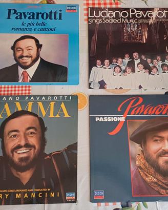 4 vinili di Luciano Pavarotti in blocco o singoli