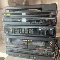 Stereo doppia cassetta, giradischi