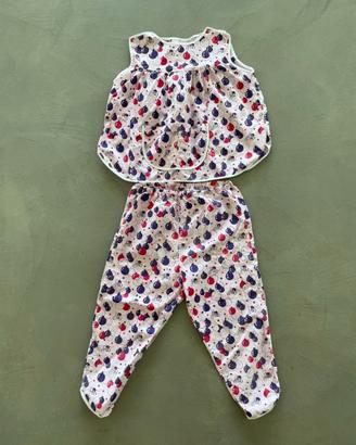 Pigiamino bimbi vintage in puro cotone