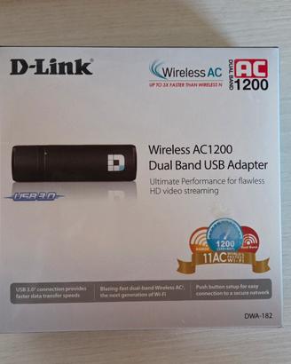D-Link adattatore WiFi Dual Band