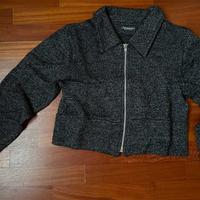 Maglione con Zip Vintage anni '90 Giacca Zip