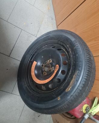 ruota di scorta fiat punto panda ed altre 4 fori