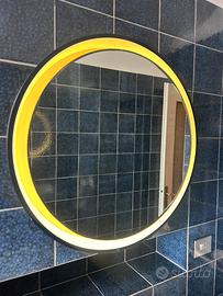 Specchio, bagno, anni 70 design retroilluminato