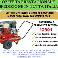 Motocompressore airmec teb 22/510 ho