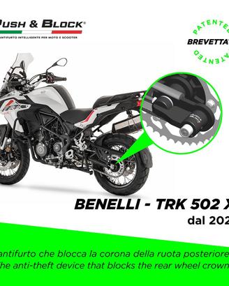 Antifurto meccanico per TRK 502 X e LEONCINO 500 T