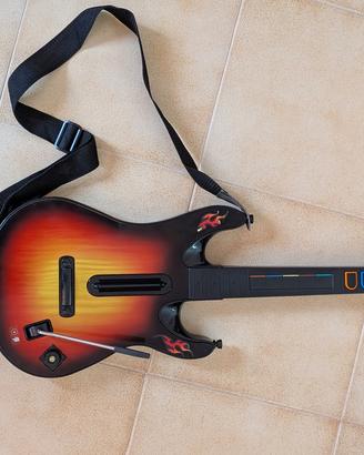 Chitarra guitar Hero Xbox 360