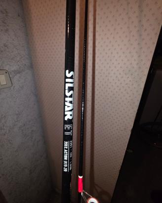 Coppia canne da pesca vintage-SILSTAR  ET+KRON