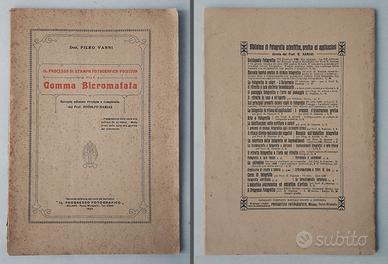 P. VANNI “FOTO STAMPA ALLA GOMMA BICROMATATA” 1923
