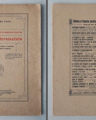 P. VANNI “FOTO STAMPA ALLA GOMMA BICROMATATA” 1923