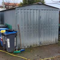 Box capanno casetta giardino in lamiera zincata