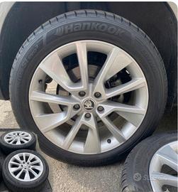  4 cerchi piu 4 gomme hankook 