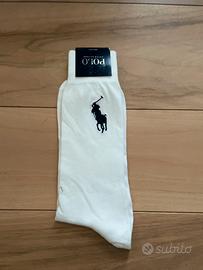 Calzini uomo Ralph Lauren bianchi e blu