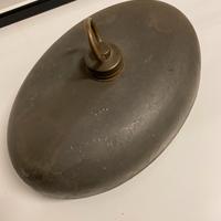 Antico scaldaletto in ferro