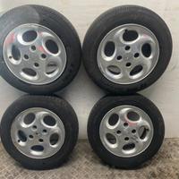 4 CERCHI IN LEGA 14 PEUGEOT 206 CON GOMME 175/65/R