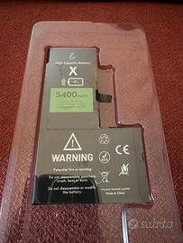 Batteria per iPhone X - Alta Capacità 5400mAh