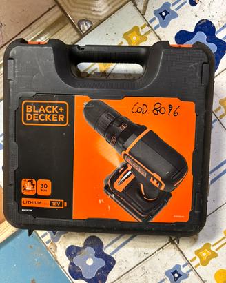 Avvitatore black + decker 18v