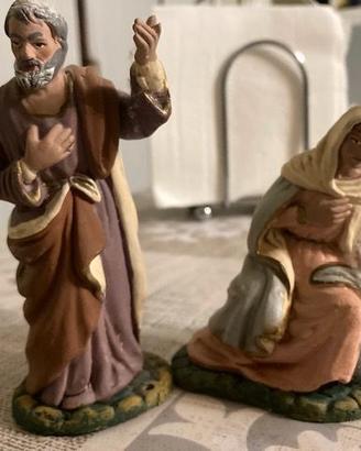 pastori antichi dei primi del '900 dipinti a mano