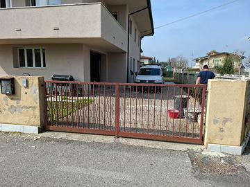 cancello 350 cm doppio battente