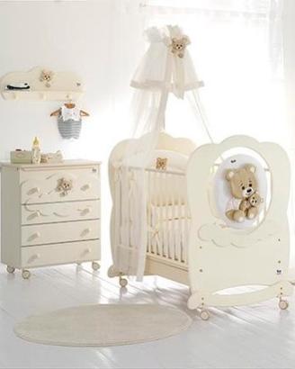 Lettino + Fasciatoio/Cassettiera Abbracci by Trudi