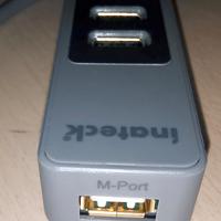 Inateck USB 3.0 Hub con funzione tastiera mouse