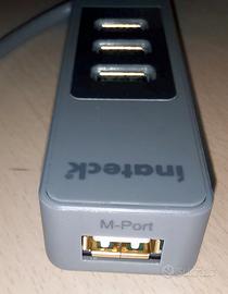 Inateck USB 3.0 Hub con funzione tastiera mouse