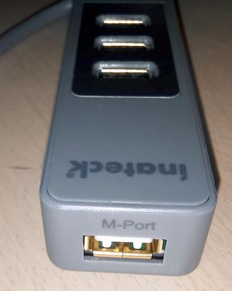 Inateck USB 3.0 Hub con funzione tastiera mouse