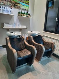 lavatesta professionale per parrucchiere 