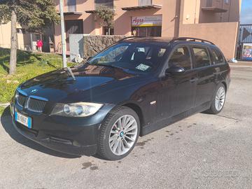 Bmw 320d SW Pelle Doppio Tetto Gancio Traino