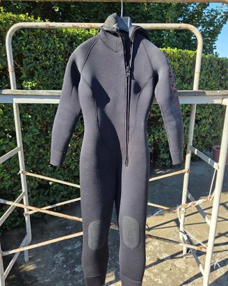 muta umida sub 5mm neoprene rivestito immersione