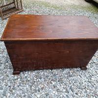 baule cassapanca legno vintage cassone