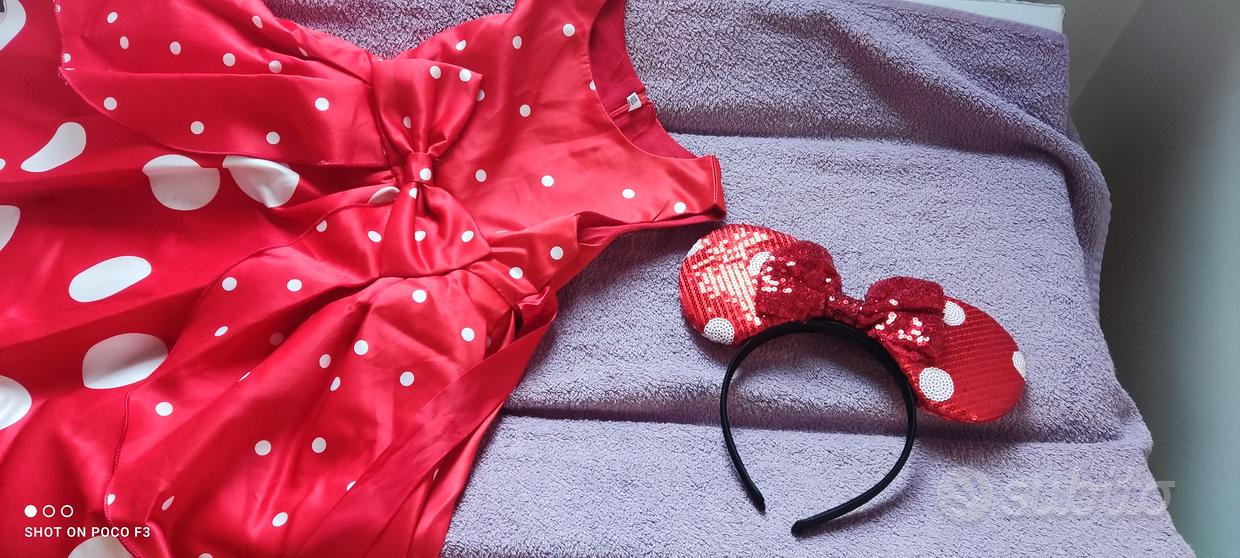 Vestito Minnie Carnevale 4 5 Anni usato in Italia