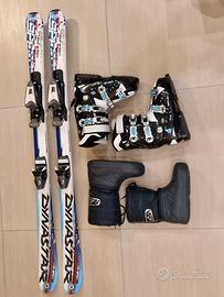 set sci 130, scarponi 250 255 e doposci 8848