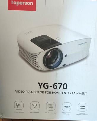 Proiettore Wifi Toperson 9800LM 1080P
