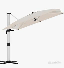Ombrellone 3x4 usato pochissimo grigio