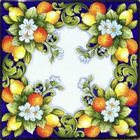 Tavoli decorati a mano