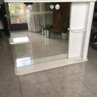 Armadio pensile con specchio per bagno