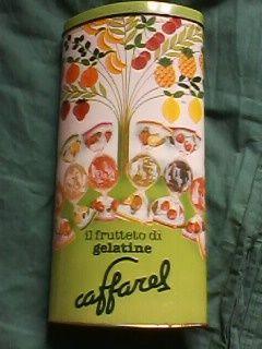Contenitore metallico VINTAGE originale "CAFFAREL"
