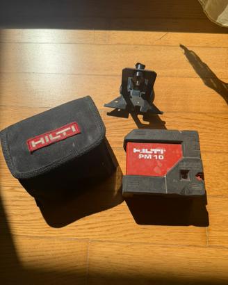 Livella Laser Hilti PM 10 + Custodia+Staffa a Muro