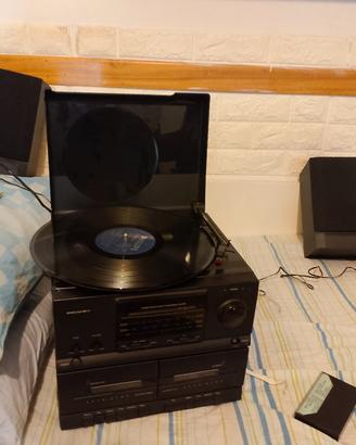stereo irradio con giradischi perfetto in tutto 