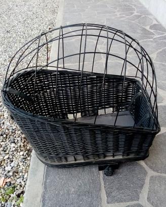 TRASPORTINO CANE PER BICICLETTA