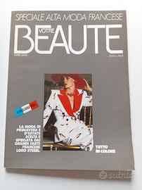 Rivista vintage Votre Beaute' speciale alta moda