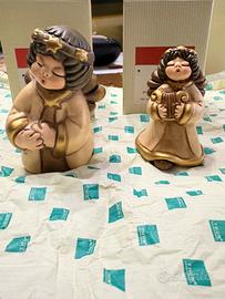 Angeli con coroncina del Natale Thun