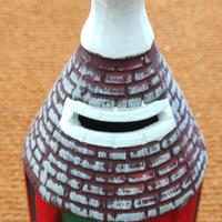 Salvadanaio porta soldi in ceramica calcio milan