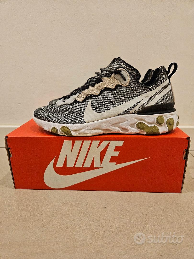 Orders ciabatte nike react element uomo marroni