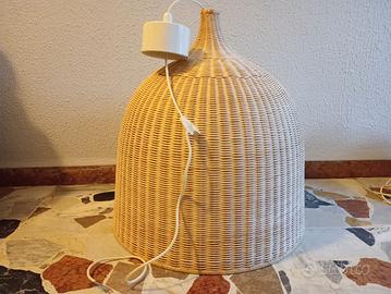 Lampadario rattan ikea 60 x 60